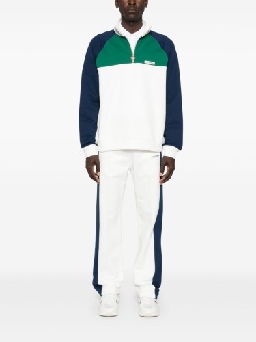 1/4 ZIP COLOURBLOCK SWEATSHIRT