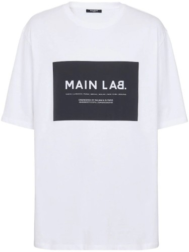 BALMAIN,LABEL T-SHIRT