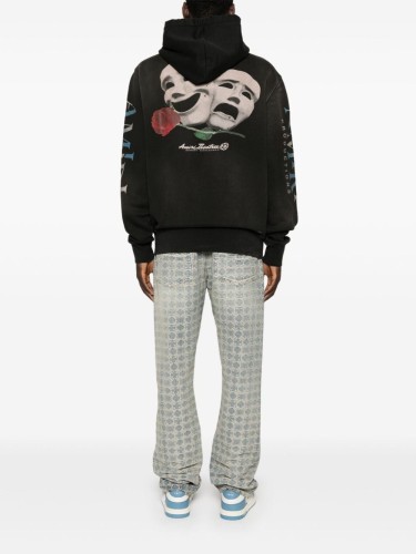 AMIRI,THEATRE MASKS HOODIE