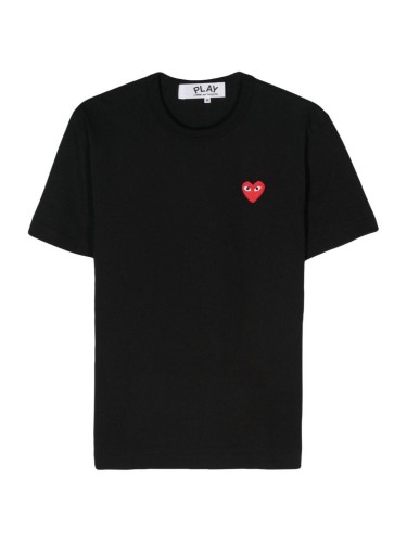 T-SHIRT RED EMBLEM KNIT