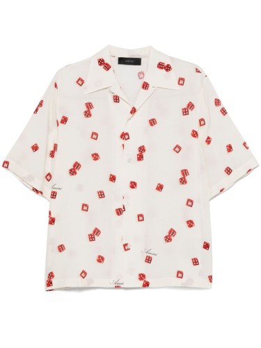 AMIRI,AMIRI DICE BOWLING SHIRT