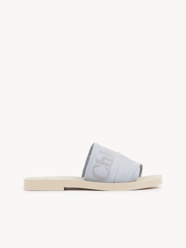 CHLOE,WOODY FLAT MULE