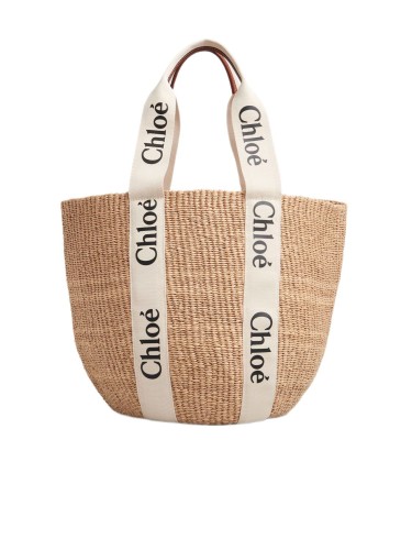 CHLOE,LARGE WOODY BASKET BAG