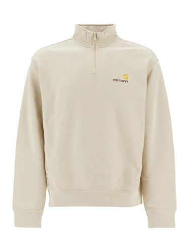 HALF ZIP AMERICAN SCRIPT SWEAT