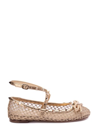 ROCKSTUD BALLET FLAT IN...