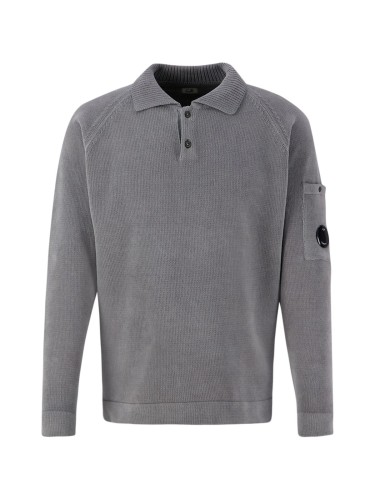 CHENILLE COTTON POLO KNIT