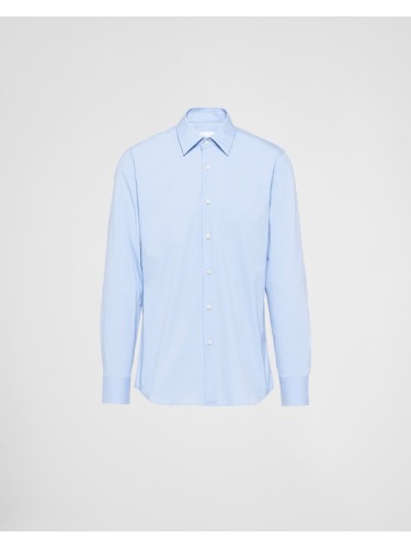 PRADA,CAMICIA POPELINE STRETCH