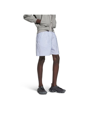 STRIPES BOXER SWIM SHORTS