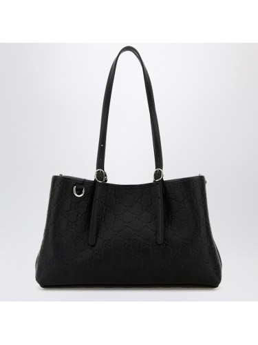 GUCCI,GG EMBLEM MEDIUM TOTE...