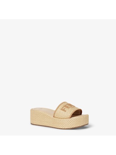 FENDI,SLIDE TESS.RAFIA...