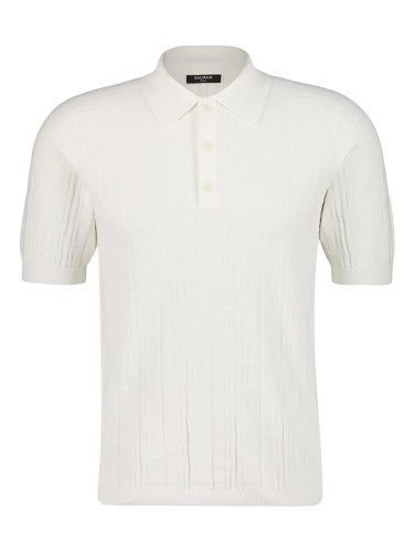 MONOGRAM VISCOSE KNIT POLO