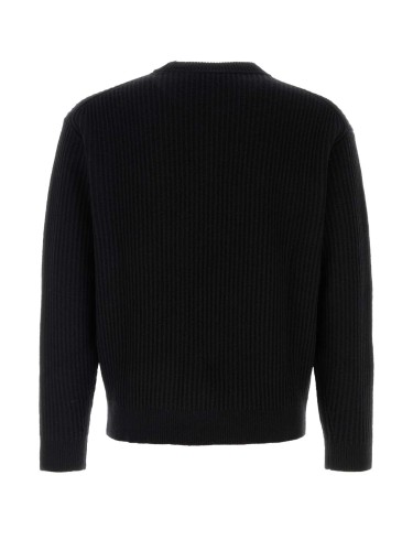 FOX HEAD WOOL RIBBED JUMPER