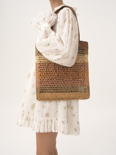 CHLOE,SUMMER BANANA TOTE