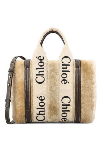 CHLOE,WOODY SMALL TOTE