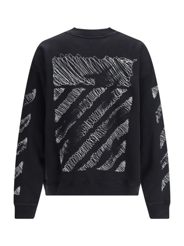 SCRIBBLE DIAG SKATE CREWNECK