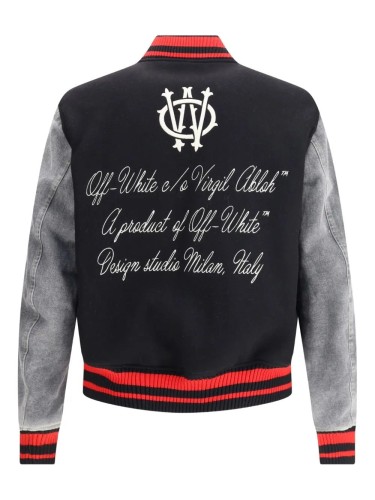 GOTHIC WOOL VARSITY JCKT