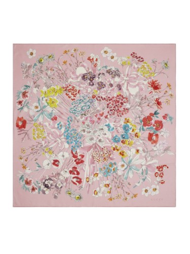 SCARF FLORAGE 90X90