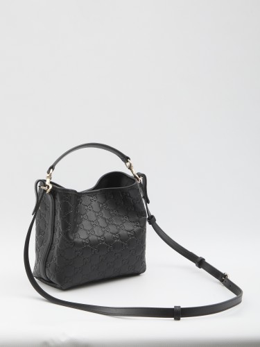 GG EMBLEM SMALL BUCKET BAG