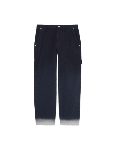 PANT  DYED GG JACQ DENIM