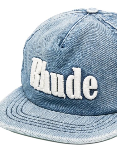 RHUDE,RHUDE LOGO DENIM HAT