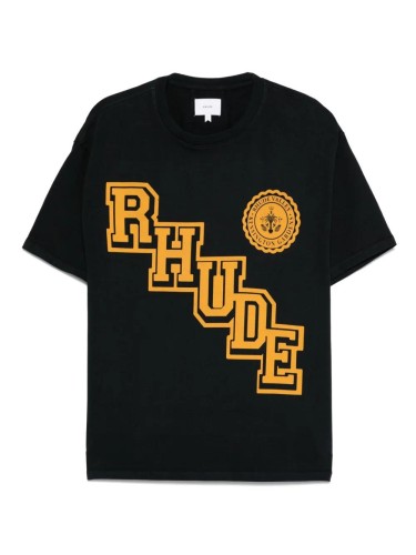 RHUDE COLLEGIATE CREST TEE