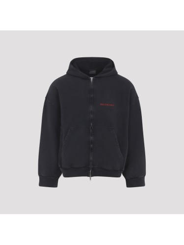 BALENCIAGA,ZIP-UP HOODIE