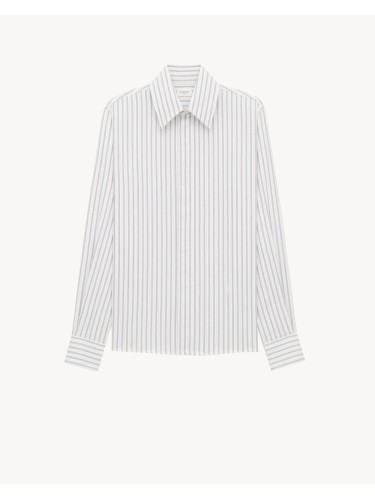 CHEMISE S01K BOUTONS RAYURE